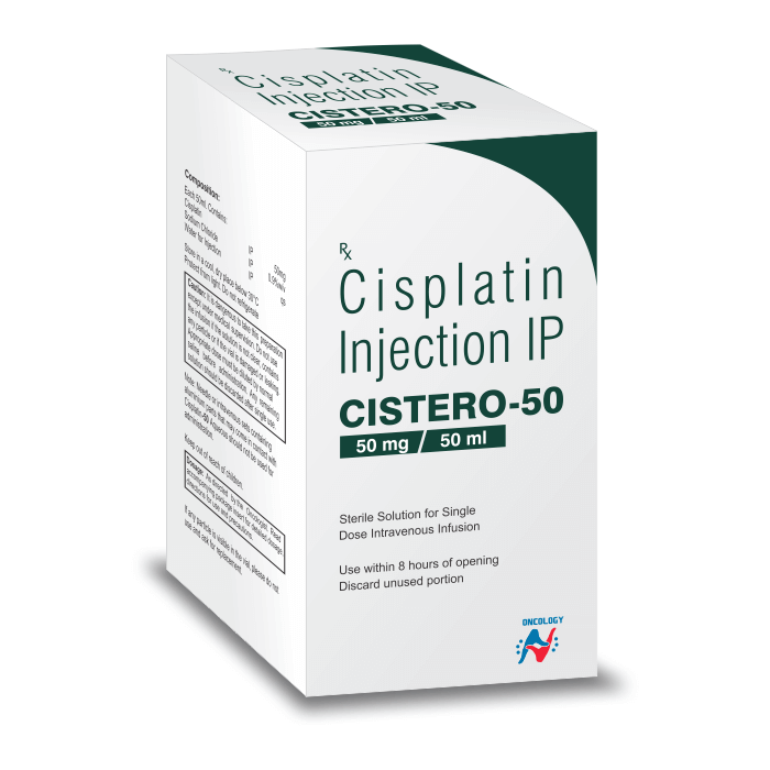 Cisplatin 50mg Injection (Cistero)